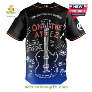 New York Mets MLB x ATEEZ 2025 World Tour Baseball Jersey 3