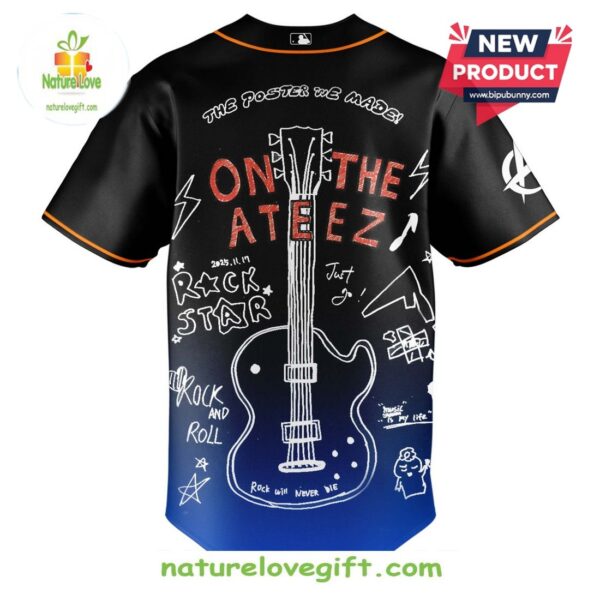 New York Mets MLB ATEEZ 2025 World Tour Baseball Jersey