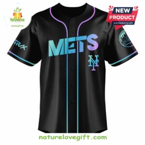 New York Mets MLB x KPop Demon Hunters Baseball Jersey 2