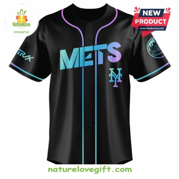 New York Mets MLB KPop Demon Hunters Baseball Jersey