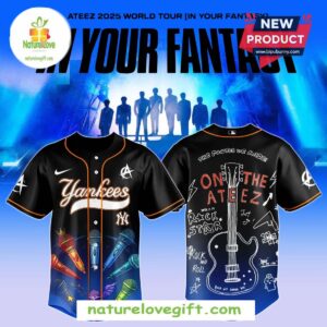 New York Yankees MLB ATEEZ 2025 World Tour Baseball Jersey
