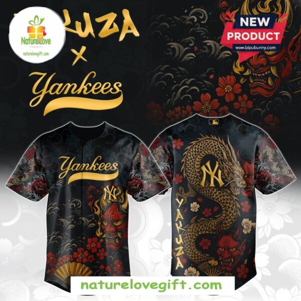 New York Yankees MLB Yakuza Bloodline Baseball Jersey