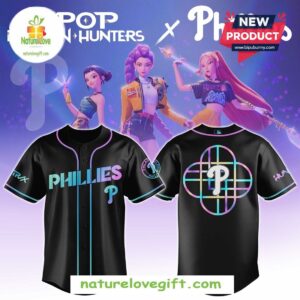 Philadelphia Phillies MLB KPop Demon Hunters Baseball Jersey