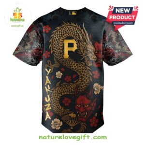 Pittsburgh Pirates MLB x Yakuza Bloodline Baseball Jersey 3