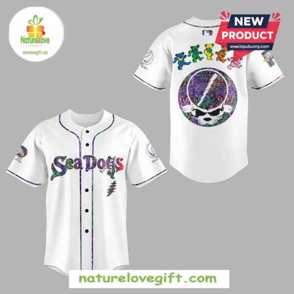 Sea Dogs Grateful Dead Night Limited Edition Baseball Jersey
