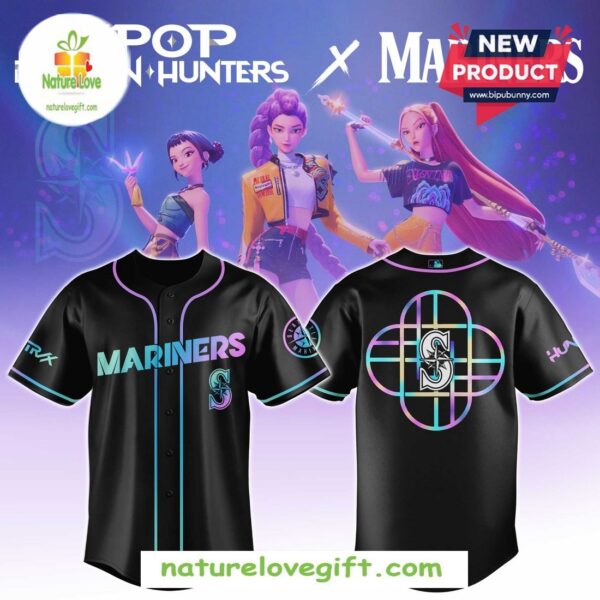 Seattle Mariners MLB KPop Demon Hunters Baseball Jersey