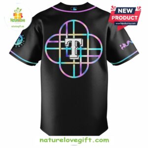 Texas Rangers MLB x KPop Demon Hunters Baseball Jersey 3