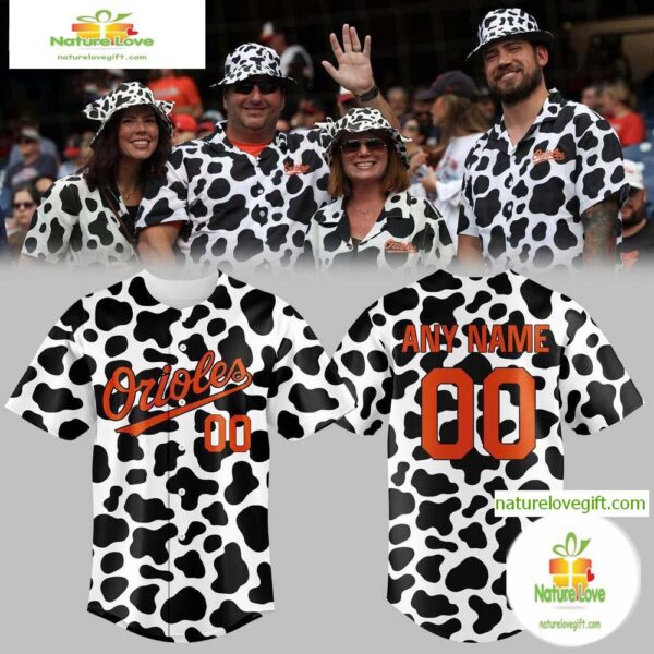 Baltimore Orioles Happy Cow Appreciation Day Baseball Jersey