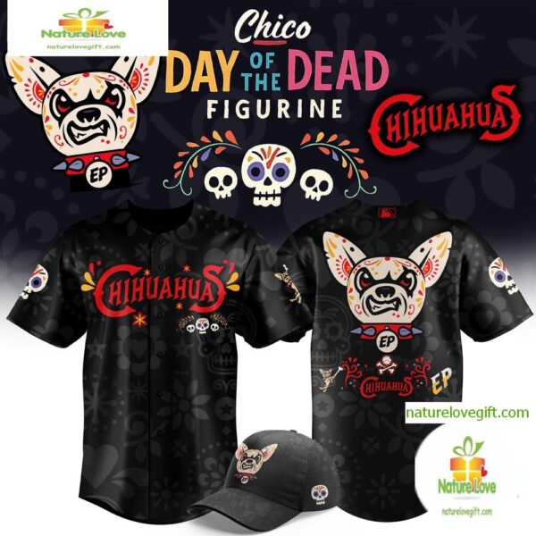 El Paso Chihuahuas Dia de los Muertos Baseball Jersey