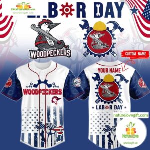 Fayetteville Woodpeckers Labor Day Baseball Jersey