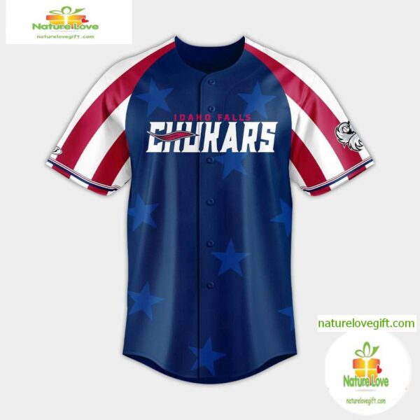 Idaho Falls Chukars Independence Day Baseball Jersey