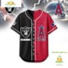 Las Vegas Raiders Los Angeles Angels Sporty Baseball Jersey