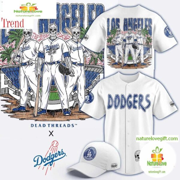 Los Angeles Dodgers Dead Threads Baseball Jersey