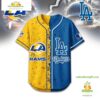 Los Angeles Rams Mix Los Angeles Dodgers Sporty New Design Baseball Jersey