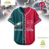 Philadelphia Eagles Mix Philadelphia Phillie Sporty New Design Baseball Jersey