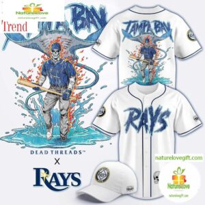 Tampa Bay Rays Dead Threads Night Baseball Jersey