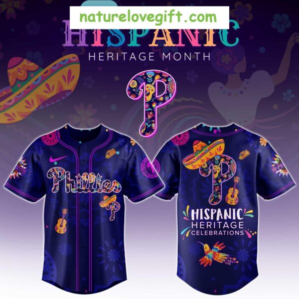 Philadelphia Phillies Hispanic Heritage Celebrations MLB Baseball Jersey
