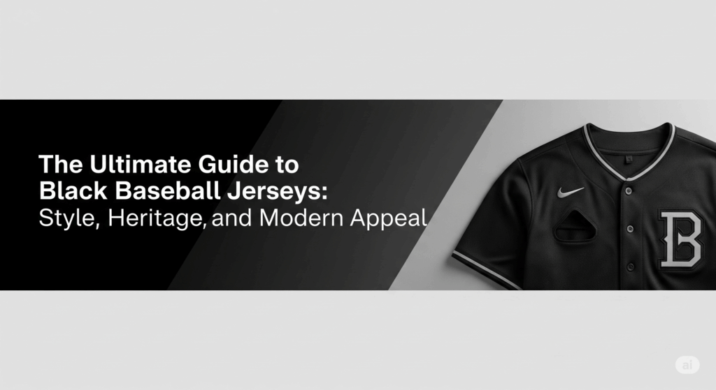 The Ultimate Guide to Black Baseball Jerseys Style, Heritage, and Modern Appeal