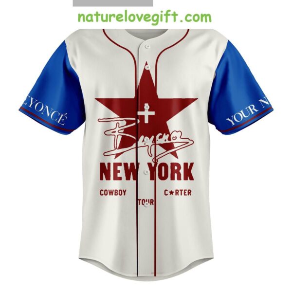 Beyonce Cowboy Carter 2025 Tour Baseball Jersey Personalized