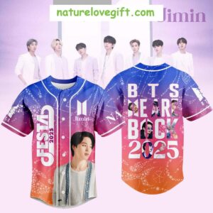 BTS Jimin 2025 Festa Baseball Jersey We Are Back