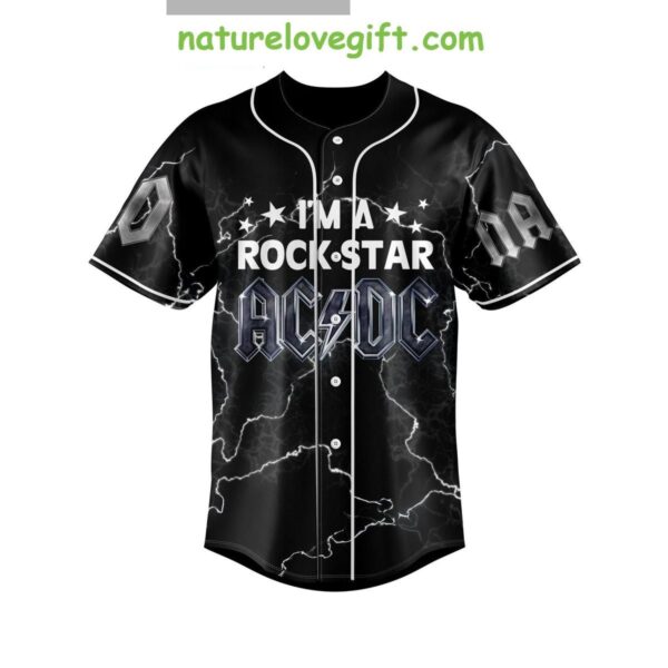 DC Rock Star Father’s Day Baseball Jersey