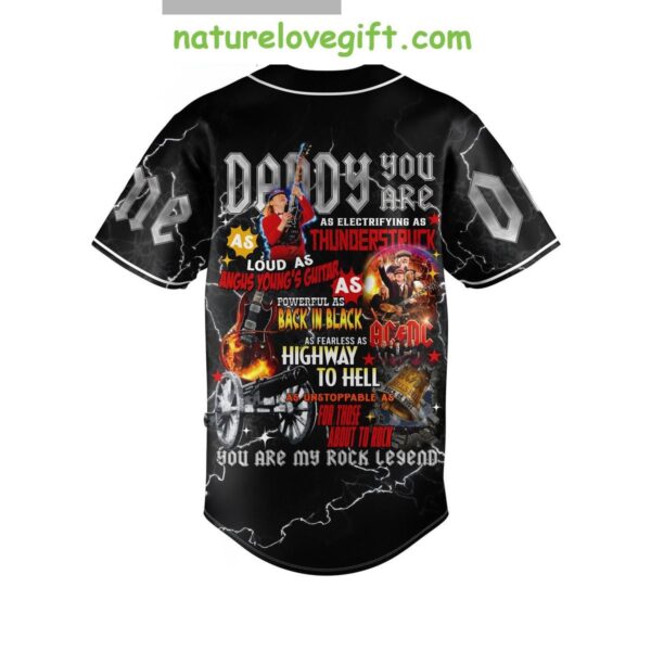 DC Rock Star Father’s Day Baseball Jersey