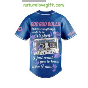 The Goo Goo Dolls Summer Anthem Tour 2025 Personalized Baseball Jersey