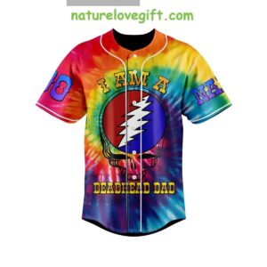 Grateful Dead Fathers Day You Are My Deadhead Hero Personalized Baseball Jersey 2