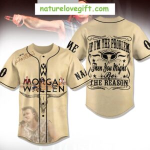 Morgan Wallen Baseball Jersey Personalized If I’m The Problem