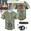 Phish 2025 Tour Baseball Jersey He’s Got A Knife Custom