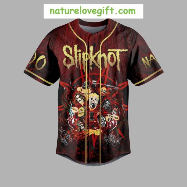 Slipknot We Are Your Kind Personalized Baseball Jersey No Wasting Time