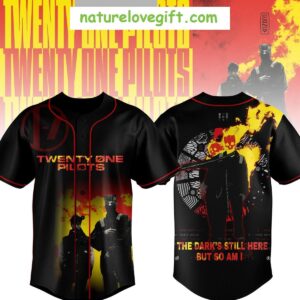 Twenty One Pilots Baseball Jersey Dark Still Here So Am I