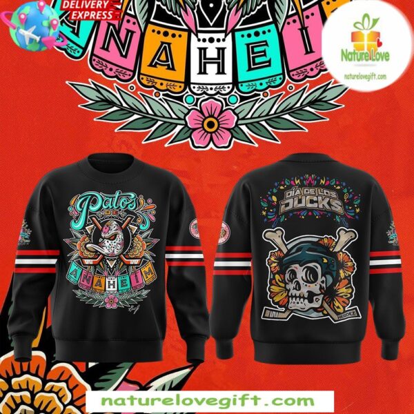 Anaheim Ducks Sweatshirt Patos Special Edition Hockey Fan Apparel