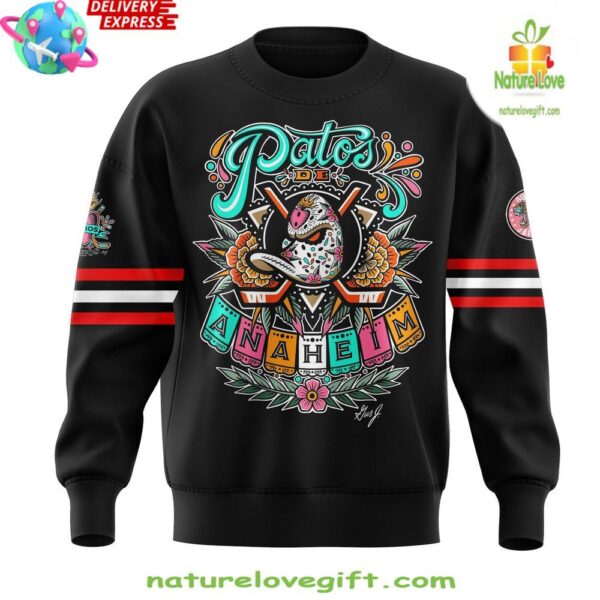 Anaheim Ducks Sweatshirt Patos Special Edition Hockey Fan Apparel