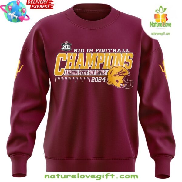 Arizona State Sun Devils 2025 Big 12 Champions Sweatshirt
