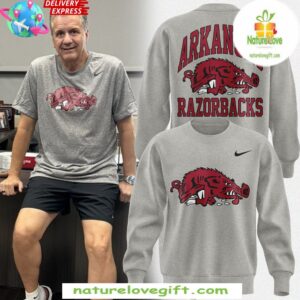 Arkansas Razorbacks Basketball 2025 Coach Calipari Sweatshirt