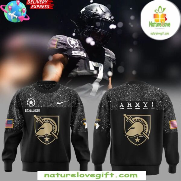 Army Black Knights Spartan Bastogne Sweatshirt Military Apparel