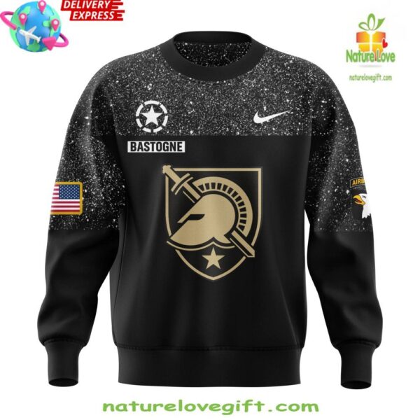 Army Black Knights Spartan Bastogne Sweatshirt Military Apparel