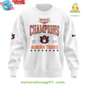 Auburn Tiger Maui Invitational Champions 2024 Sweatshirt