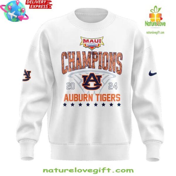 Auburn Tigers 2025 Maui Invitational Champions Sweatshirt