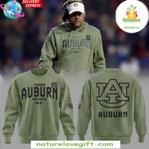 Auburn Tigers Hugh Freeze War Eagle Sweatshirt