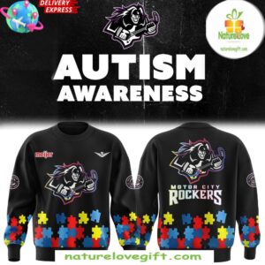 Autism Awareness 2025 Sweatshirt Motor City Rockers