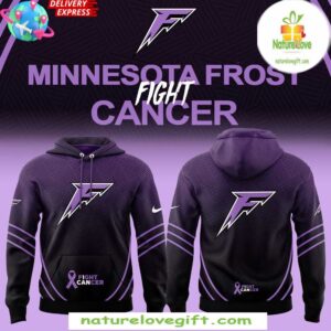 Cancer Awareness Hoodie Minnesota Frost Fight 2025