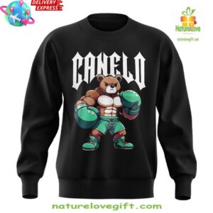 Canelo Bear Boxing Limited Edition Black Sweatshirt