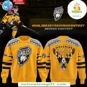 Cape Breton Eagles 2025 Screaming Sweatshirt Hockey Fan Apparel