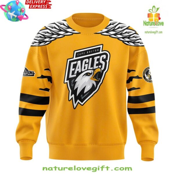 Cape Breton Eagles 2025 Screaming Sweatshirt Hockey Fan Apparel
