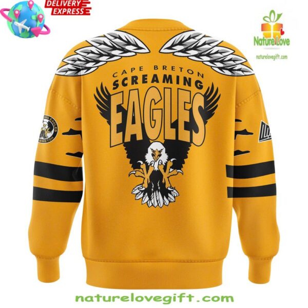 Cape Breton Eagles 2025 Screaming Sweatshirt Hockey Fan Apparel