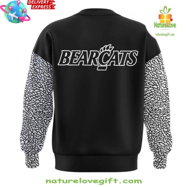 Cincinnati Bearcats Black Cat Sweatshirt Alternate Uniform Edition