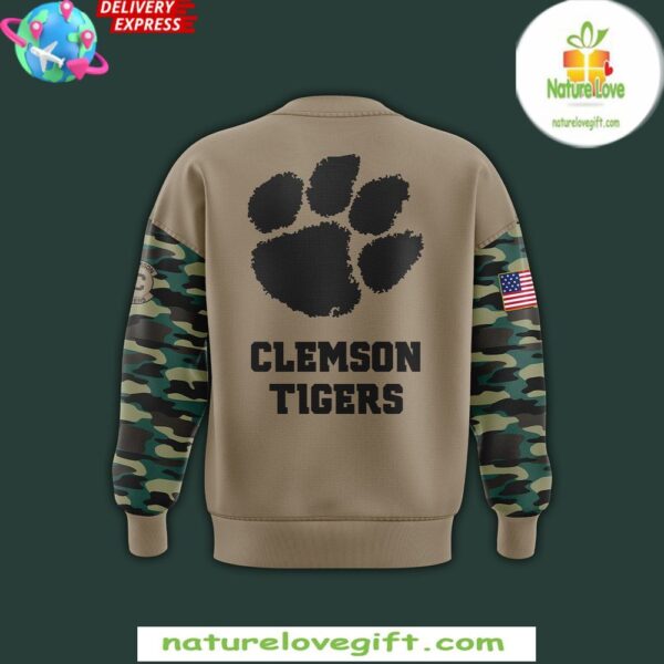 Clemson Tigers 2025 Camo Sweatshirt