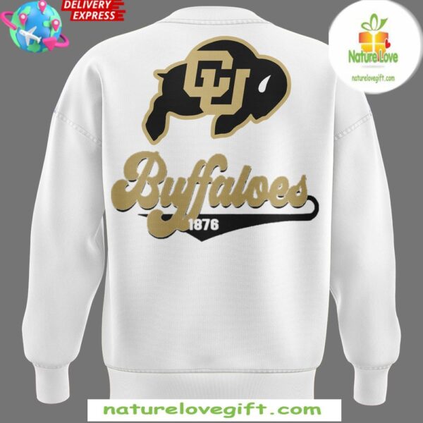 Colorado Buffaloes 2025 White Sweatshirt Special Edition